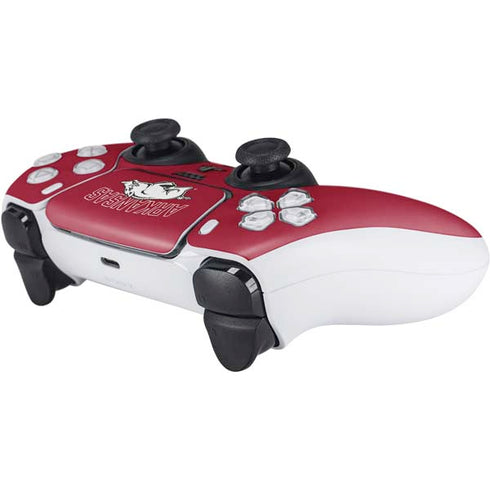 University of Arkansas-Fayetteville Razorbacks Logo PS5 Controller Skin